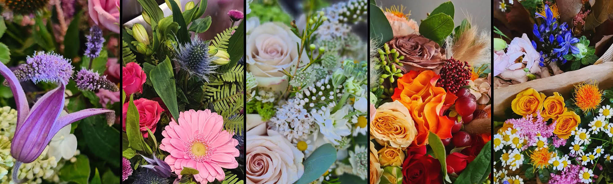 Seasonal bouquets from Butterflies in Middlesbrough offering same-day delivery